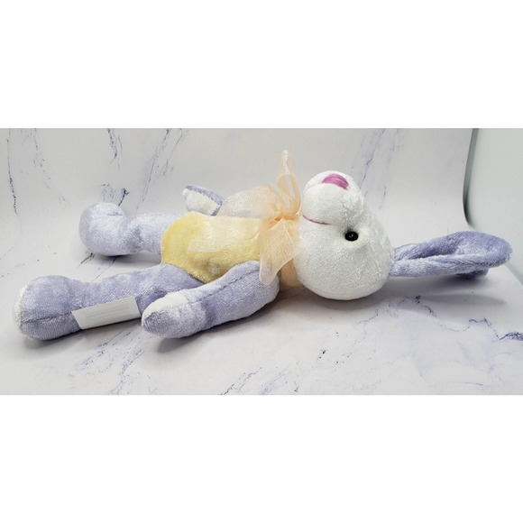 Bunny Rabbit Stuffed Animal Plush Lot of 2 Purple Brown Easter Spring - Picture 3 of 14